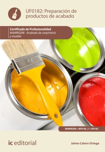 Preparación de Productos de Acabado. MAMR0208