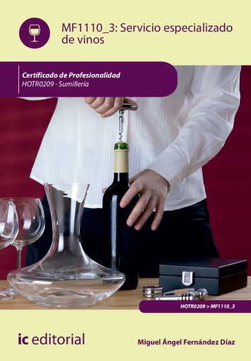 Servicio especializado de vinos. HOTR0209