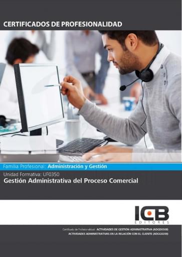 Portada del libro «Gestión administrativa del proceso comercial», de J. Rumín