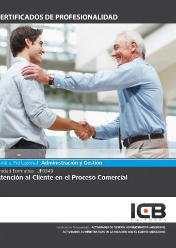Portada del libro «Atención al cliente en el proceso comercial»
