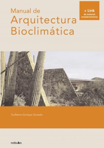 Portada del libro «Manual de Arquitectura Bioclimática», de G. Gonzalo