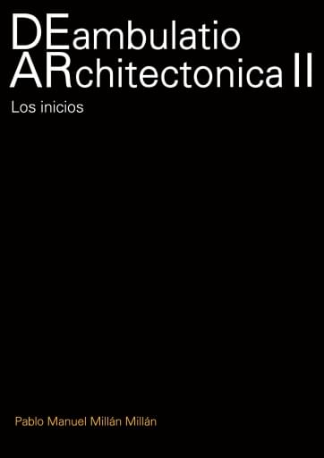 Portada del libro «Deambulatio architectonica II», de P. Millan
