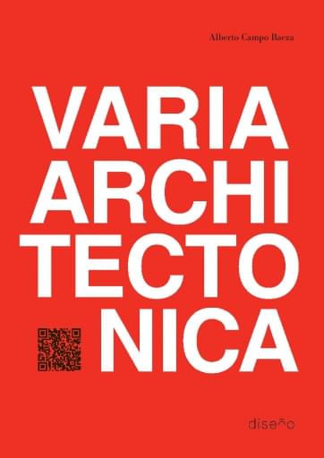 Portada del libro «Varia architectónica», de A. Campo