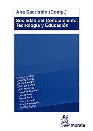 Portada del libro «Sociedad del conocimiento, tecnología y educación», de A. Sacristán