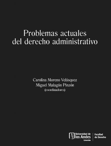 Portada del libro «Problemas actuales del derecho administrativo», de C. Moreno, M. Malagón