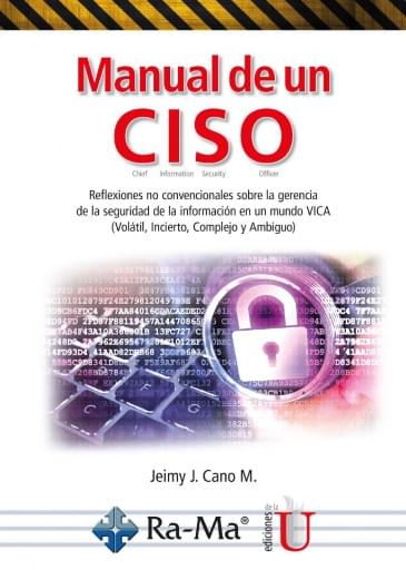 Portada del libro «Manual de un CISO», de J Cano