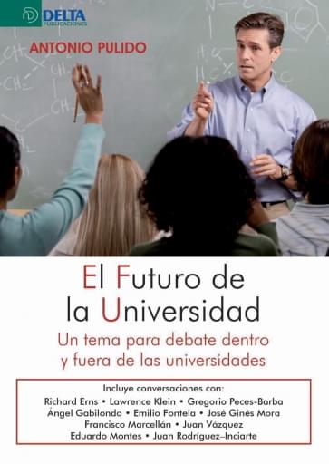 Portada del libro «El futuro de la universidad», de A. Pulido