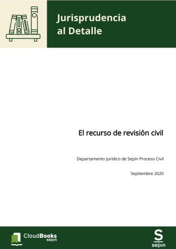 El recurso de revisión civil