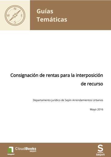 Consignación de rentas para la interposición de recurso
