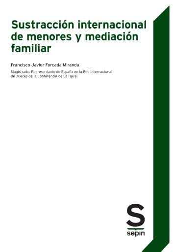 Sustracción internacional de menores y mediación familiar