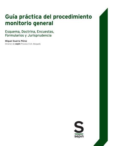Guía práctica del procedimiento monitorio general