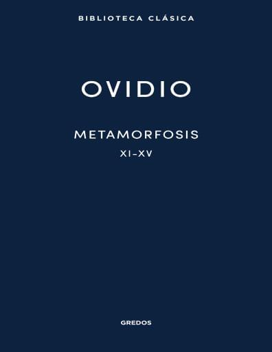OVIDIO Metamorfosis XI-XV