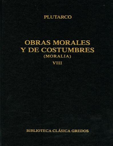 Obras Morales y Costumbres VIII