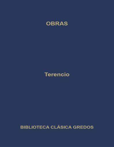 Obras. Terencio