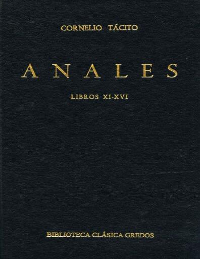 Anales Libros XI-XVI