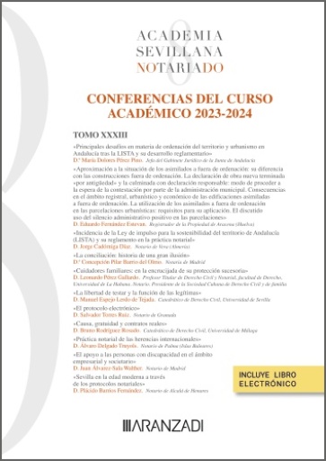Anales 2023-2024 Tomo XXXIII Academia Sevillana del Notariado