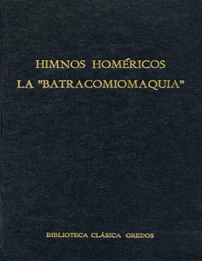 Himnos Homericos Batracomiomaquia
