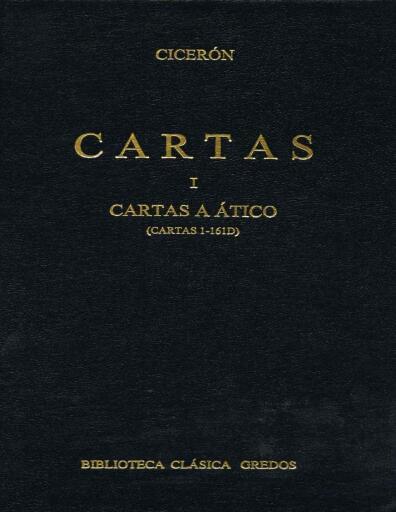 Cartas I. Cartas a Ático (1-161 D)