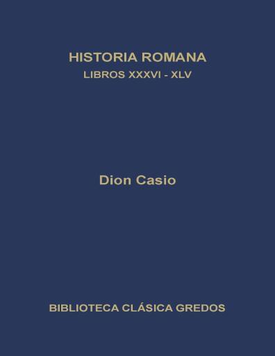 Historia Romana Libros XXXVI-XLV