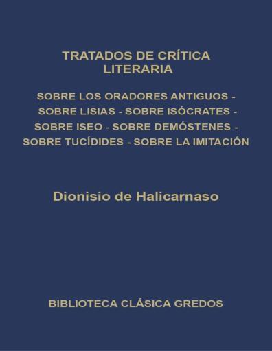 Tratados de critica literaria