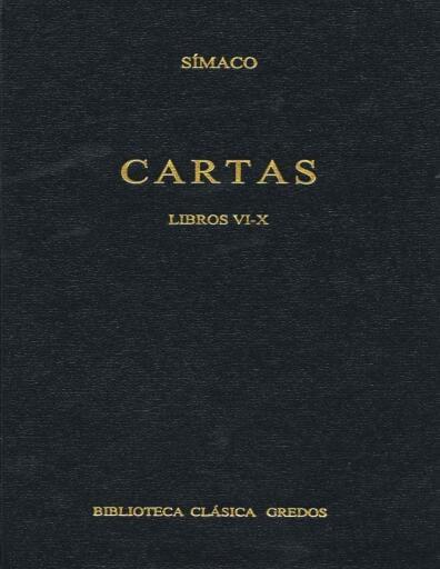Cartas. Libros VI-X