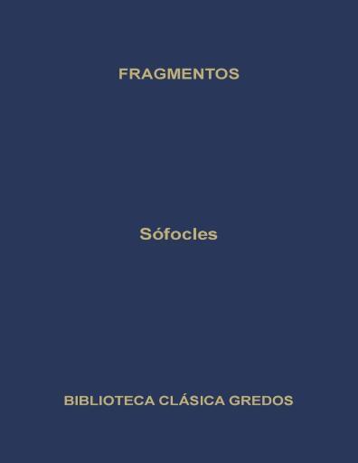 Fragmentos Sófocles