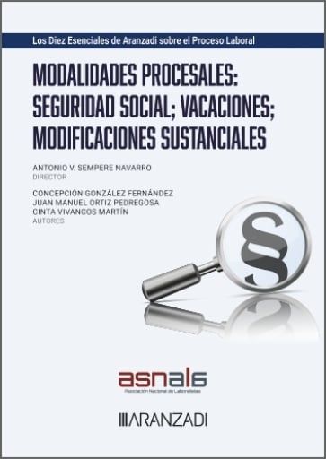 Modalidades procesales: Seguridad Social, vacaciones, modificaciones sustanciales