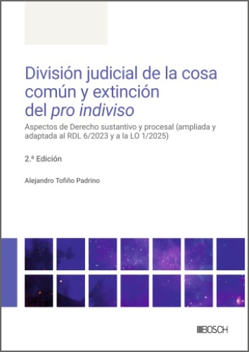 División judicial de la cosa común y extinción del pro indiviso