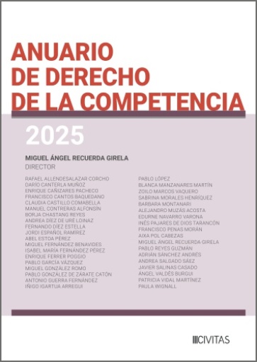 Anuario de derecho de la competencia 2025