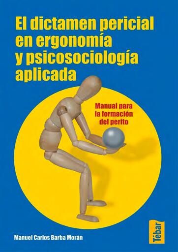 Portada del libro «El dictamen paricial en ergonomía y psicosociología aplicada», de Manuel Barba