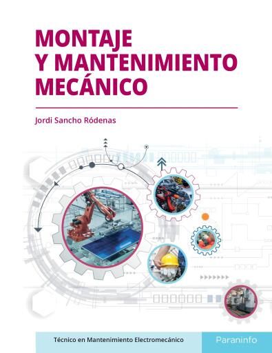 Portada del libro «Montaje y mantenimiento mecánico», de Jordi Sancho Ródenas