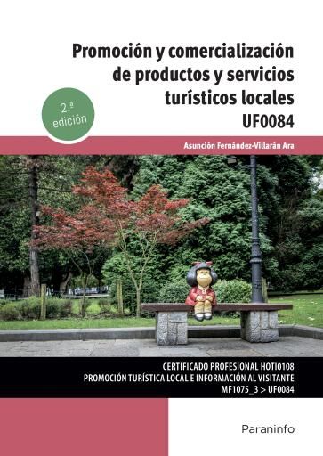 Portada del libro «Promoción y comercialización de productos y servicios turísticos locales 2ª ed.», de Asunción Fernández-Villarán Ara