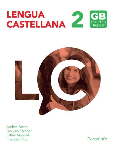Portada del libro «Lengua castellana II», de Andrea Pastor, Dionisio Escobar