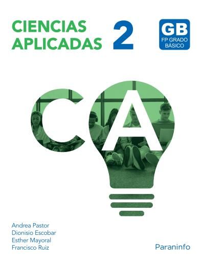 Portada del libro «Ciencias aplicadas II», de Andrea Pastor, Dionisio Escobar