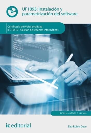 Portada del libro «Instalación y parametrización del software», de Elsa Rubio Duce