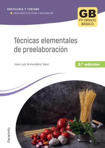 Portada del libro «Técnicas elementales de preelaboración 2ª ed.», de José Luis Armendáriz Sanz