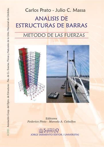 Portada del libro «Análisis de estructuras de Barras», de Federico Pinto, Marcelo A. Ceballos