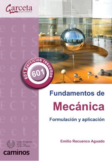 Portada del libro «Fundamentos de Mecánica», de Emilio Recuenco Aguado