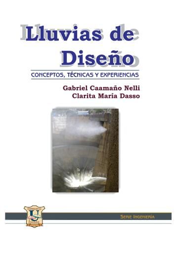 Portada del libro «Lluvias de diseño», de Gabriel Caamaño Nelli, Carlos Gastón Catalini