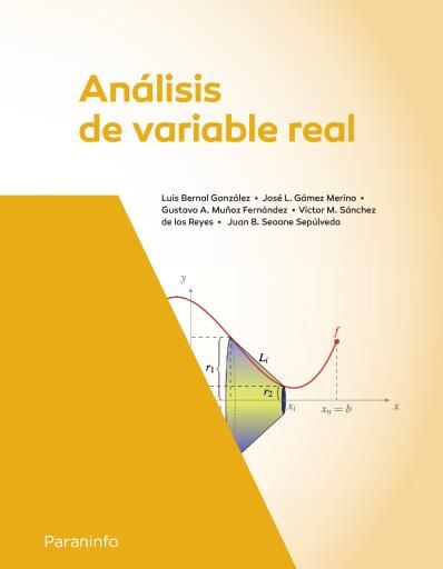 Portada del libro «Análisis de variable real», de Luis Bernal González, José L. Gámez Merino