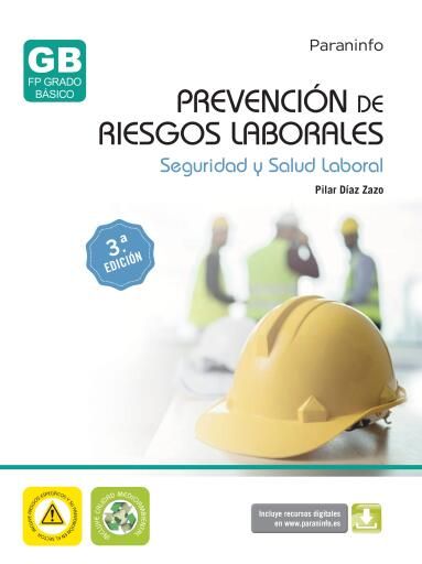 Portada del libro «Prevención de riesgos laborales 3ª ed.», de Pilar Díaz Zazo
