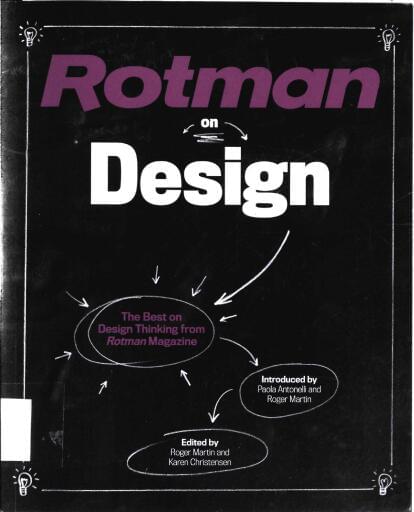 Rotman Possible Questions Rotman on design : the best on design thinking from...