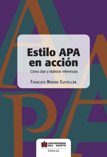 Portada del libro «Estilo APA en acción.», de Moreno CastrillónFrancisco