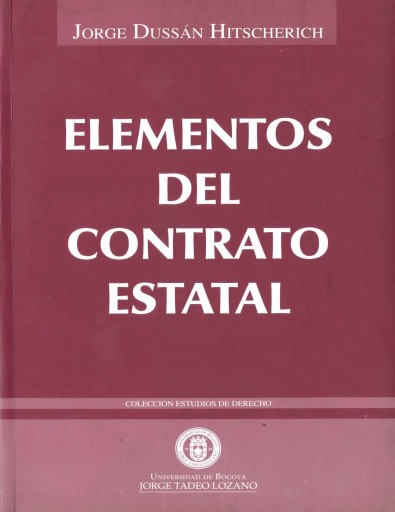 Elementos del contrato estatal.