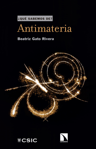 Portada del libro «Antimateria.», de Gato Rivera Beatriz