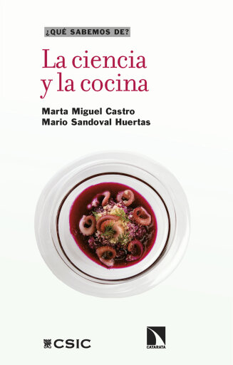 Portada del libro «La ciencia y la cocina.», de Marta Miguel Castro, Mario Sandoval Huertas