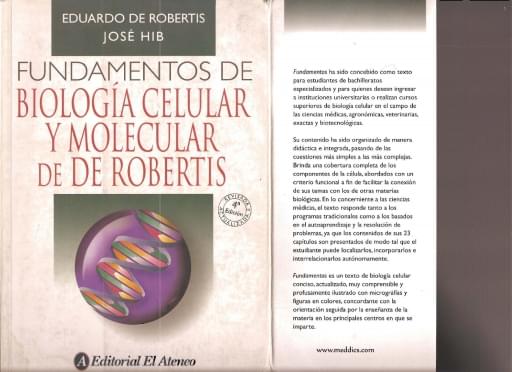 Fundamentos de biología celular y molecular de Robertis