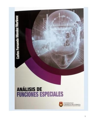 Análisis de funciones especiales