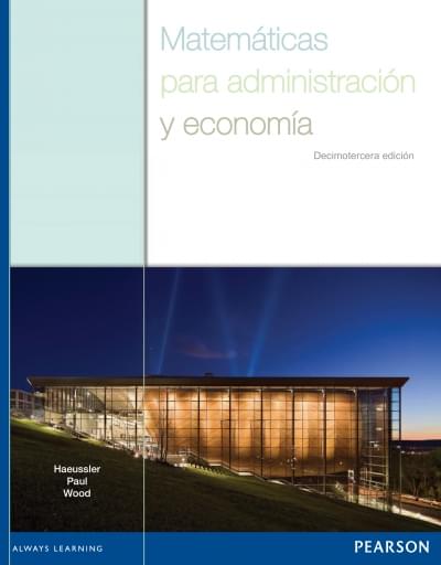 Matemáticas para administración y economía