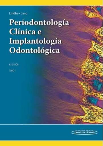 Periodontología clínica e implantología odontológica tomo1